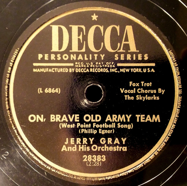 ladda ner album Jerry Gray And His Orchestra - Anchors Aweigh On Brave Old Army Team