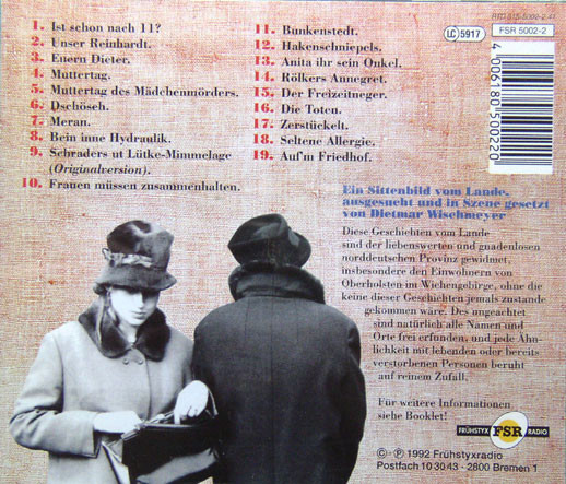 descargar álbum Dietmar Wischmeyer und Sabine Bulthaup - Frieda Und Anneliese Ein Sittenbild Vom Lande