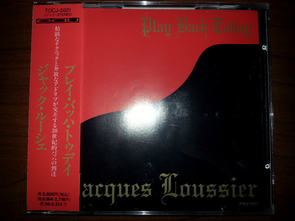 Jacques Loussier – Play Bach Today (1994, CD) - Discogs