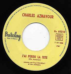 Charles Aznavour – Tu T' Laisses Aller (1960, Vinyl) - Discogs