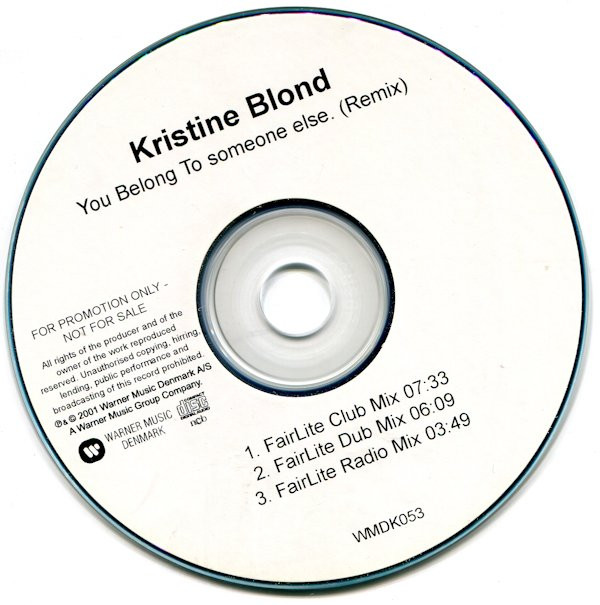 ladda ner album Kristine Blond - You Belong To Someone Else