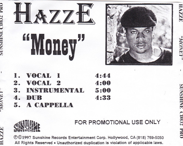 Hazze – Money (1997, CD) - Discogs