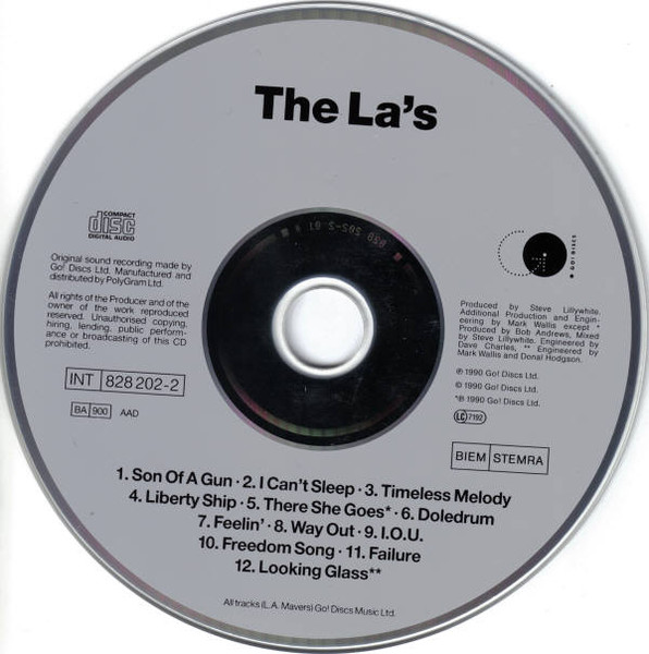 The La's – The La's (2001, CD) - Discogs