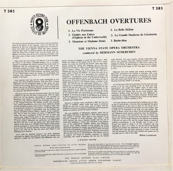 Album herunterladen Offenbach - Famous Overtures