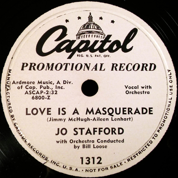 baixar álbum Jo Stafford - It Was So Beautiful And You Were Mine Love Is A Masquerade