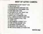 Aztec Camera – The Best Of Aztec Camera (1999, CD) - Discogs