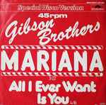 Cover of Mariana / All I Ever Want Is You, 1980, Vinyl