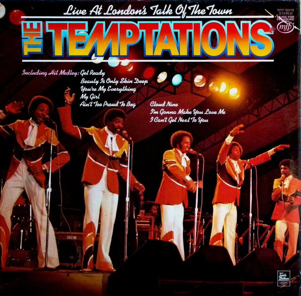 The Temptations – Live At London's Talk Of The Town (1979, Vinyl