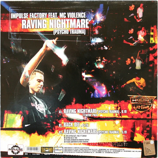Album herunterladen Impulse Factory Feat MC Violence - Raving Nightmare Psycho Trauma