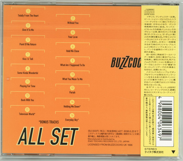 Buzzcocks - All Set | Releases | Discogs