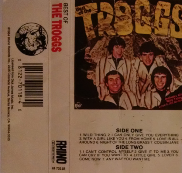 The Troggs – Best Of The Troggs (1984, Vinyl) - Discogs