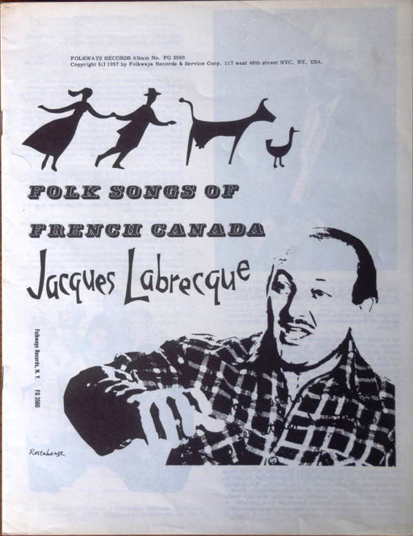 lataa albumi Jacques Labrecque - Folk songs of France and French Canada