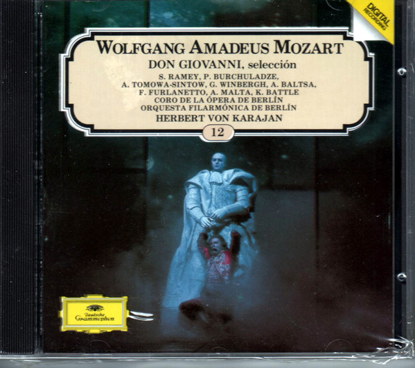 descargar álbum Wolfgang Amadeus Mozart Herbert von Karajan, Orquesta Filarmónica De Berlín, Coro De La Ópera De Berlín - Don Giovanni Selección