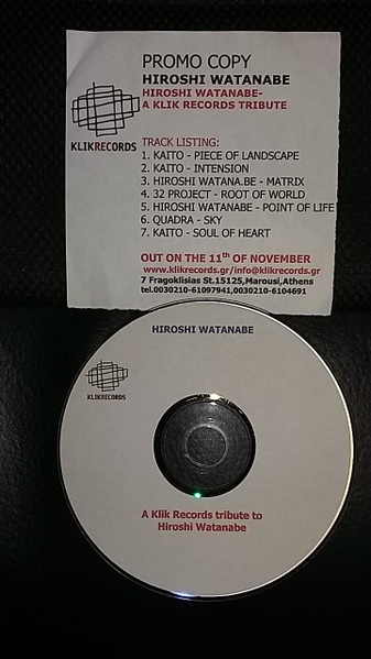 Hiroshi Watanabe – Hiroshi Watanabe (2004, CD) - Discogs