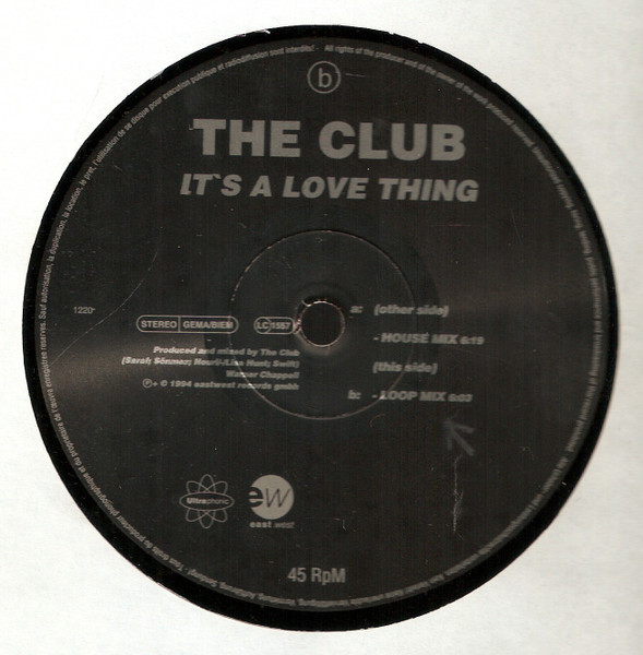 The Club – It’s A Love Thing