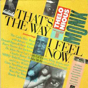 Various - That's The Way I Feel Now - A Tribute To Thelonious Monk album cover