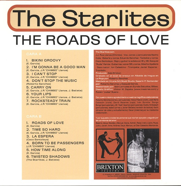 baixar álbum The Starlites - Roads Of Love