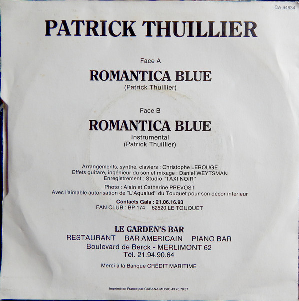 lataa albumi Patrick Thuillier - Romantica Blue