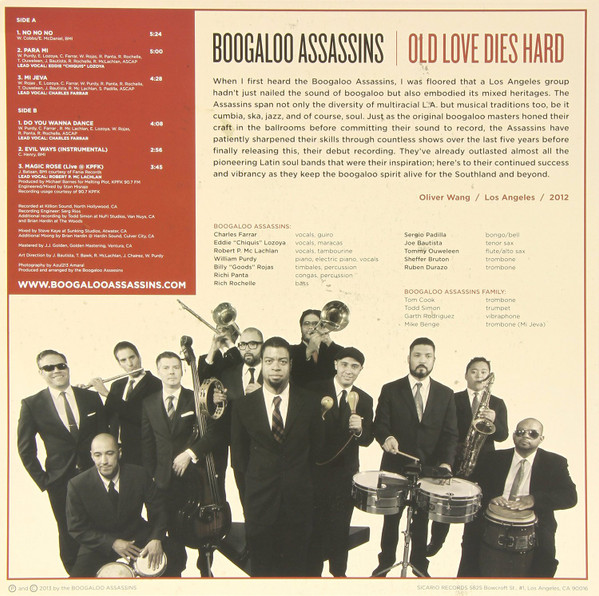 descargar álbum Boogaloo Assassins - Old Love Dies Hard