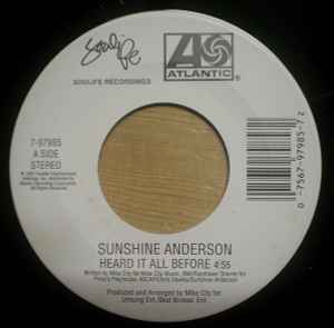 Sunshine Anderson – Heard It All Before (2001, Vinyl) - Discogs