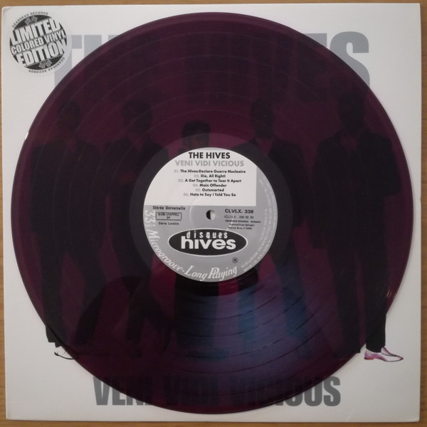 The Hives – Veni Vidi Vicious (2002, Purple Translucent, Vinyl