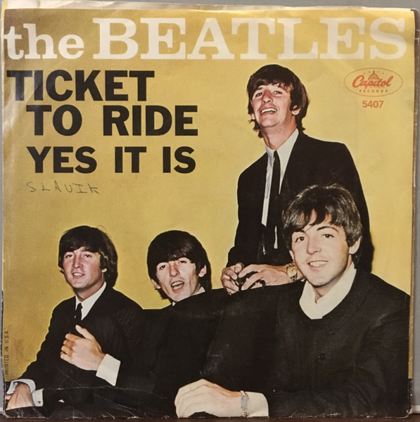 The Beatles – Ticket To Ride (1965, Indianapolis Pressing, Vinyl 