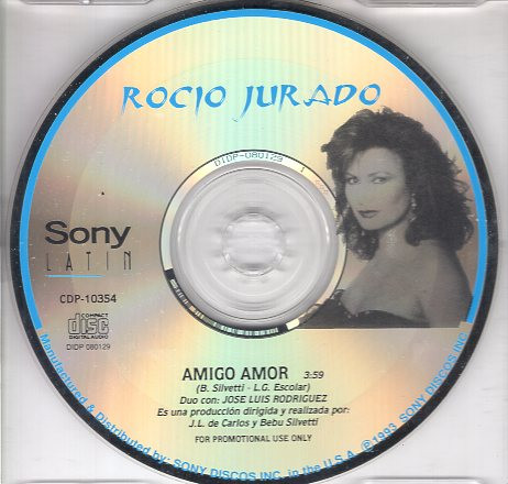 conveniencia lavandería bádminton Rocio Jurado Y Jose Luis Rodriguez (El Puma) - Amigo Amor | Releases |  Discogs