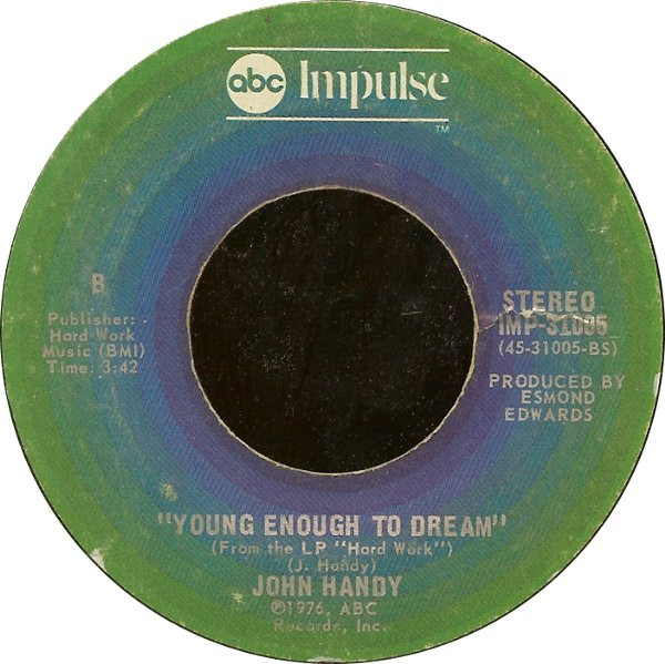 Album herunterladen John Handy - Hard Work Young Enough To Dream