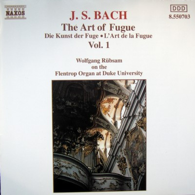 last ned album J S Bach Wolfgang Rübsam - The Art Of Fugue Vol 1