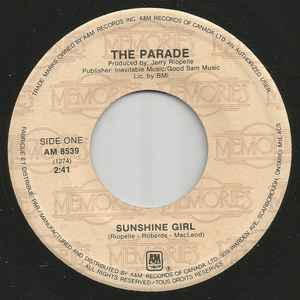 The Parade (2) - Sunshine Girl / The Radio Song album cover