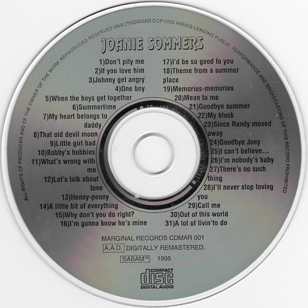 baixar álbum Joanie Sommers - Hits And Rarities