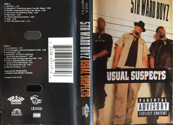 5th Ward Boyz – Usual Suspects (1997, CD) - Discogs