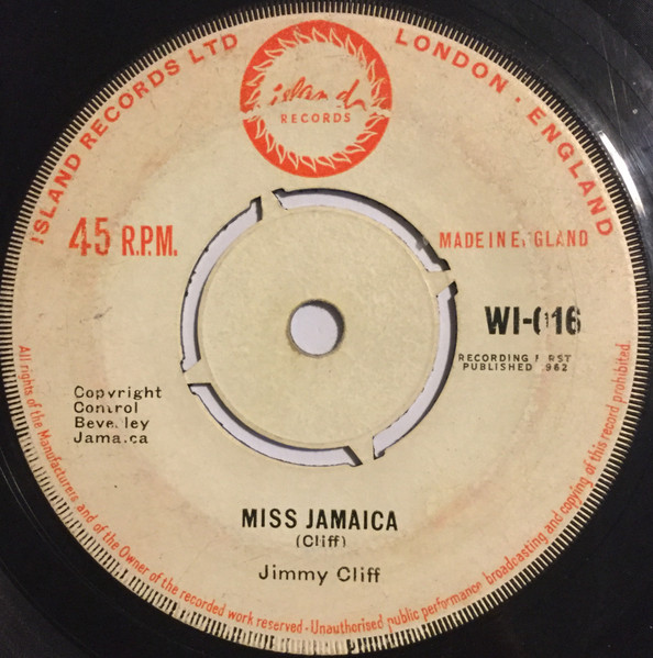 Jimmy Cliff – Miss Jamaica / Gold Digger (1962, Vinyl) - Discogs