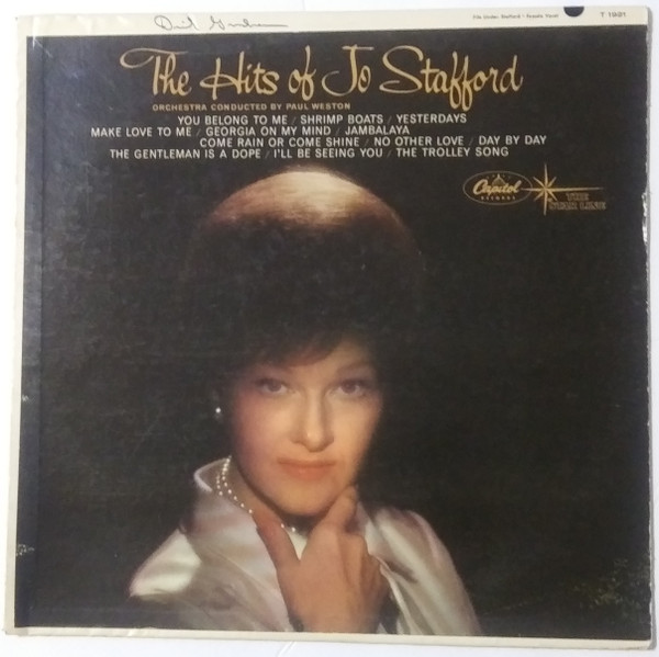 Jo Stafford – The Hits Of Jo Stafford (1979, Abridged version