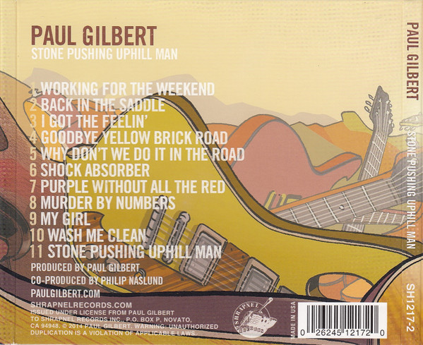 descargar álbum Paul Gilbert - Stone Pushing Uphill Man