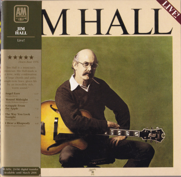 Jim Hall – Jim Hall Live! (CD) - Discogs