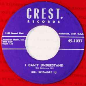 Bill Skidmore III - I Can't Understand / Try album cover