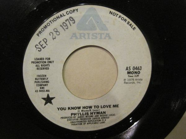 Phyllis Hyman - You Know How To Love Me | Releases | Discogs