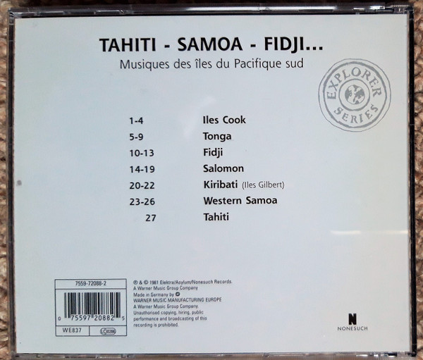 baixar álbum David Fanshawe - Musiques Des Iles Du Pacifque Sud