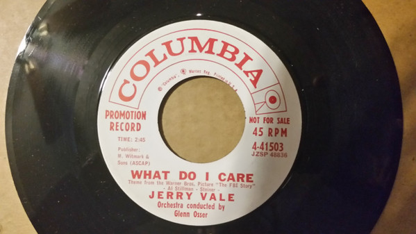 lataa albumi Jerry Vale - What Do I Care Prima Donna