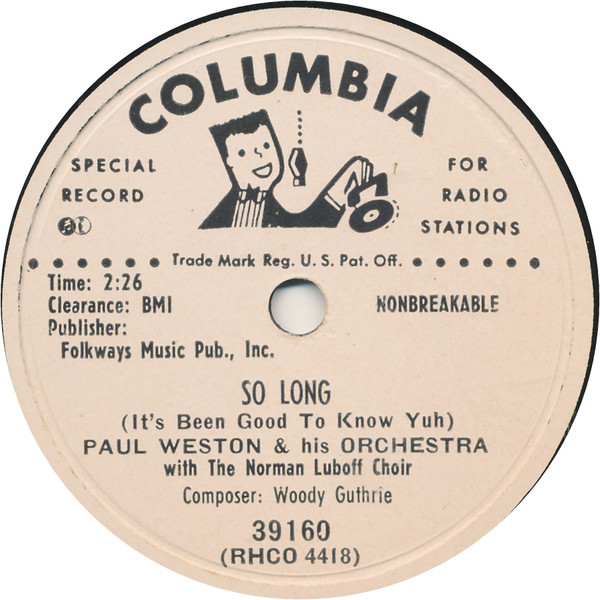 lataa albumi Paul Weston & His Orchestra With The Norman Luboff Choir - Across The Wide Missouri So Long Its Been Good To Know Yuh