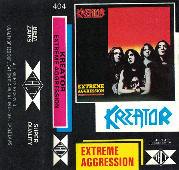 Kreator – Extreme Aggression (1990, Cassette) - Discogs