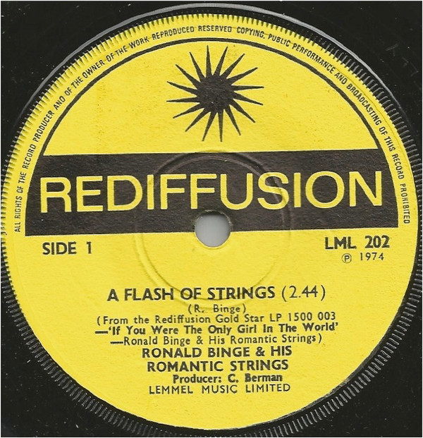 last ned album Ronald Binge And His Romantic Strings - A Flash Of Strings
