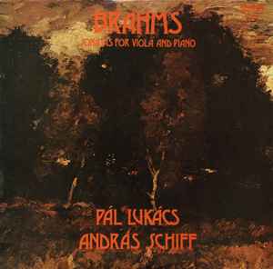 Johannes Brahms - Sonatas For Viola And Piano album cover