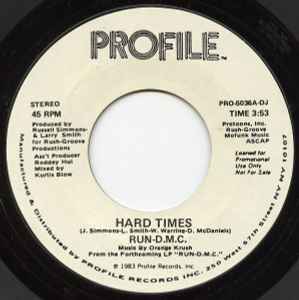 Run-DMC - Hard Times album cover