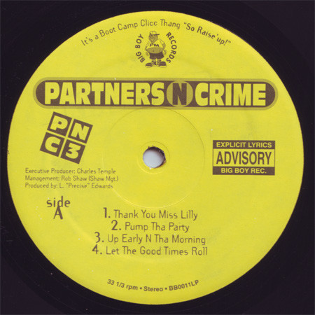 Partners N Crime – P-N-C-3 (1995, Vinyl) - Discogs