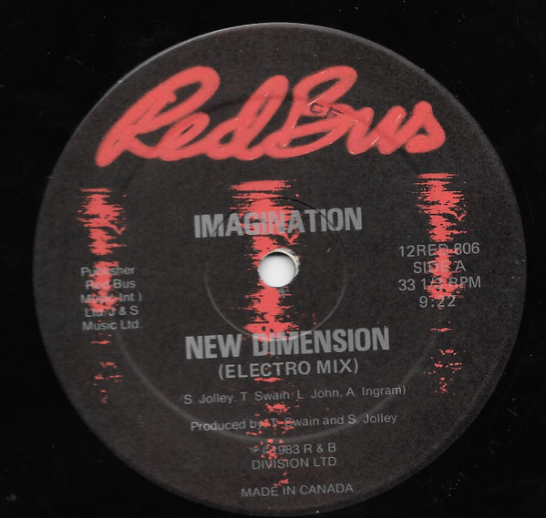 Imagination – New Dimension (Electro Mix) (1983, Vinyl) - Discogs