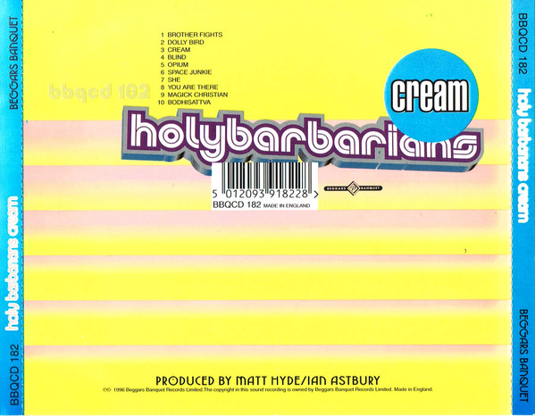 Holy Barbarians – Cream (1996