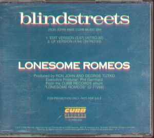 Lonesome Romeos - Blindstreets album cover