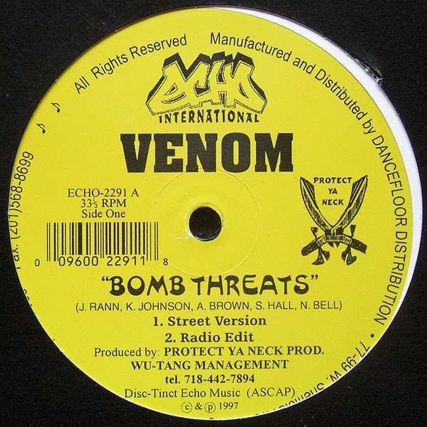 lataa albumi Venom - Bomb Threats The Boulevard